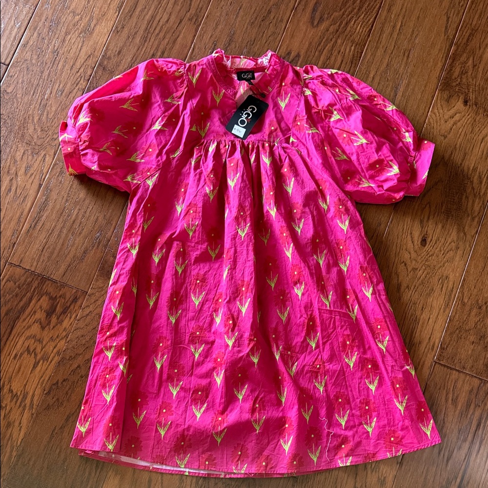 Boden Pink Patterned Women's Dress